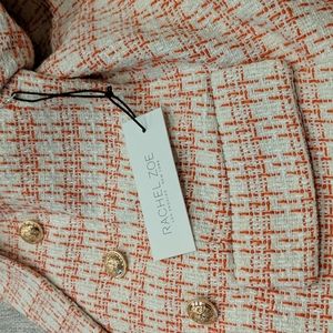 Rachel Zoe Women's Tweed Jacket Multi Size 6